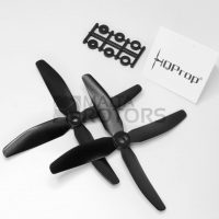 HQProp 5X4X4 R Glass Composite Quad-Bladed Propeller (Black)