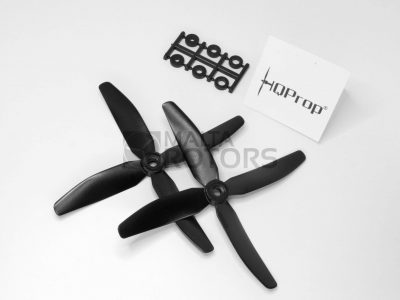 HQProp 5X4X4 R Glass Composite Quad-Bladed Propeller (Black)