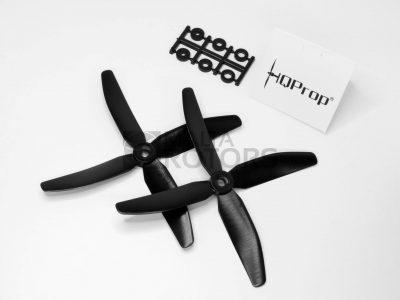 HQProp 5X4X4 Carbon Composite Quad-Bladed Propeller (Black)