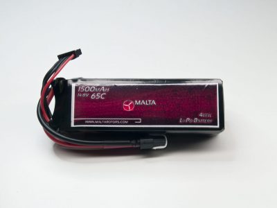MaltaRotors 14.8v 1500mah 65c LiPo Battery
