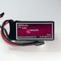 MaltaRotors 14.8v 1300mah 65c LiPo Battery