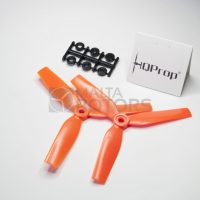 HQProp 5X3.5X3 R Glass Composite Tri-Bladed Propeller (Orange)