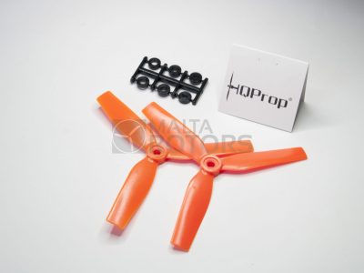 HQProp 5X3.5X3 R Glass Composite Tri-Bladed Propeller (Orange)
