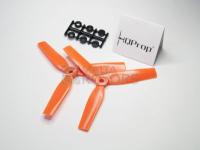 HQProp 5X3.5X3 Glass Composite Tri-Bladed Propeller (Orange)
