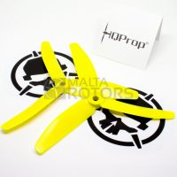HQProp 5X4X3 Glass Composite Tri-Bladed Propeller (Rotor Riot Yellow)