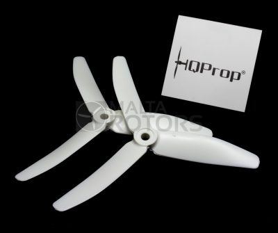 HQProp 5X4X3 Glass Composite Tri-Bladed Propeller (Metall Danny White)