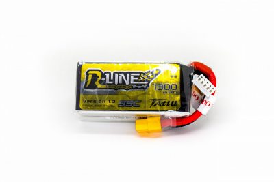 Tattu R-Line 1300mAh 95C 4S1P Lipo battery pack