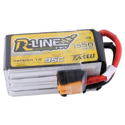 Tattu R-Line 1550mAh 95C 4S1P lipo battery pack (Detachable Balance Cable)