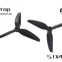 HQProp DP 5.1X4.6X3 PC POPO Tri-Bladed Propeller (Black)