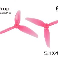 HQProp DP 5.1X4.6X3 PC POPO Tri-Bladed Propeller Light Pink