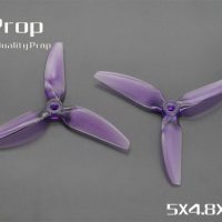 HQProp DP 5X4.8X3V1S PC Tri-Bladed Propeller Light Purple
