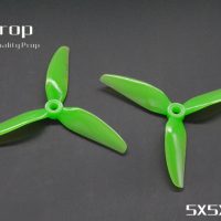 HQProp DP 5X5X3V1S PC Tri-Bladed Propeller Light Green