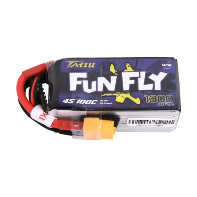 Tattu Funfly Series 1300mAh 14.8V 100C 4S1P Lipo Battery