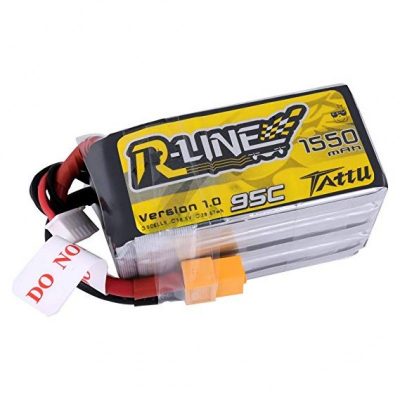 Tattu R-Line 1550mAh 95C 5S1P lipo battery