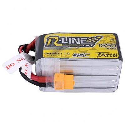 Tattu R-Line 1550mAh 95C 5S1P lipo battery
