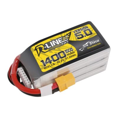 Tattu R-Line Version 5.0 1400mAh 22.2V 150C 6S1P Lipo Battery
